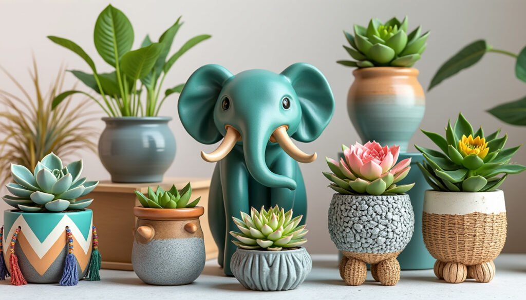 découvrez une sélection de contenants originaux pour sublimer vos plantes grasses. transformez votre intérieur avec des poteries uniques et stylées qui mettront en valeur la beauté de vos succulentes. inspirez-vous et donnez du caractère à votre décoration !