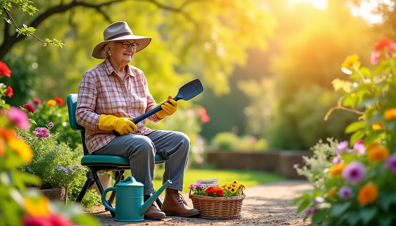 découvrez notre gamme d'équipements de jardin ergonomiques, conçus spécialement pour faciliter le jardinage des seniors. profitez d'outils adaptés et confortables qui rendent le jardinage accessible et agréable pour tous.