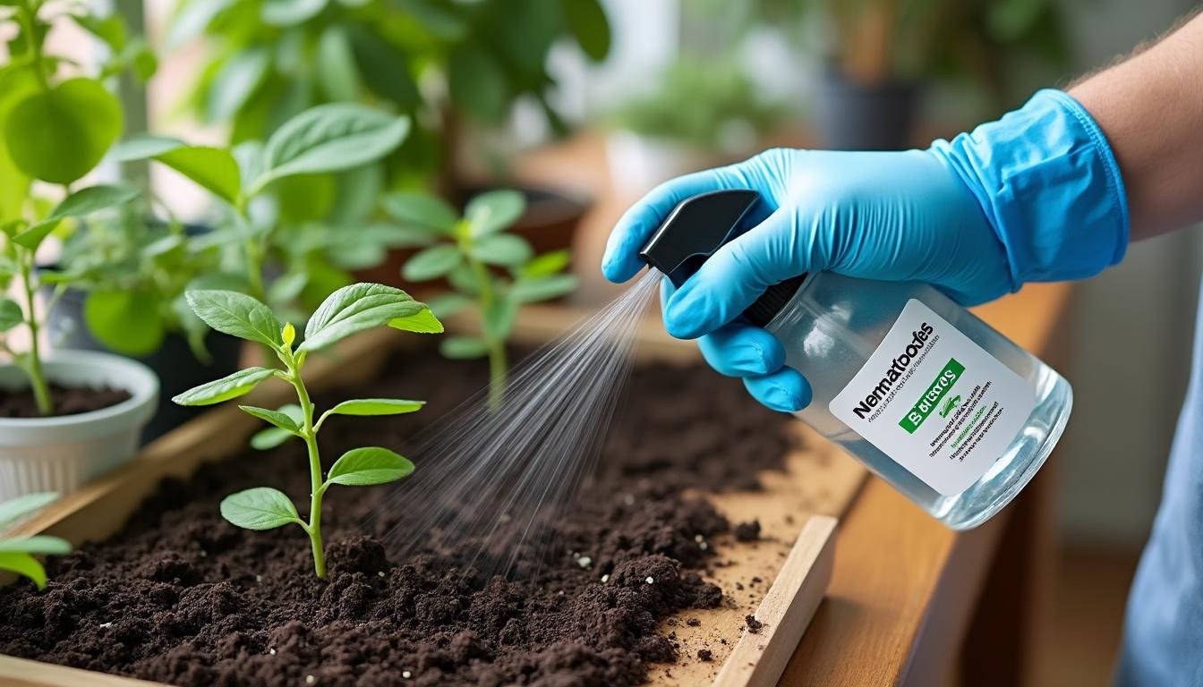 découvrez comment lutter efficacement contre les moucherons du terreau avec l'utilisation des nématodes, une solution naturelle et respectueuse de l'environnement. apprenez les étapes pour protéger vos plantes tout en préservant la biodiversité.
