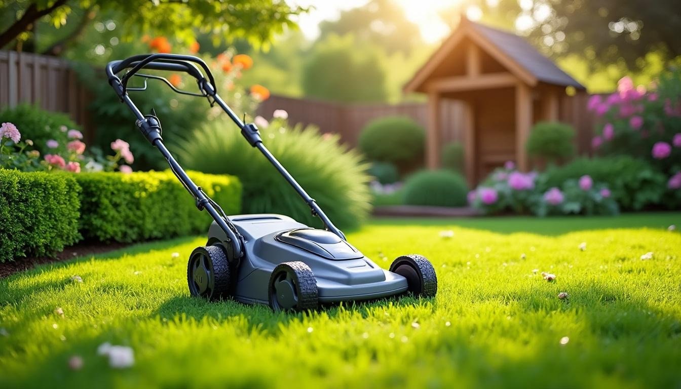 découvrez la tondeuse à gazon légère, l'outil parfait pour entretenir votre jardin sans effort. avec son design ergonomique et sa maniabilité, tondre votre pelouse devient un jeu d'enfant. profitez d'un jardin bien entretenu et d'une coupe précise, tout en préservant votre confort.
