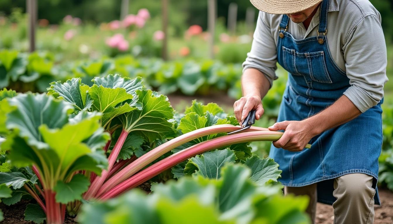 découvrez l'importance cruciale d'une tâche à ne pas négliger en juin pour assurer la croissance de votre rhubarbe. apprenez les conseils de jardinage pour maintenir vos plants en pleine santé et éviter qu'ils ne stagnent.