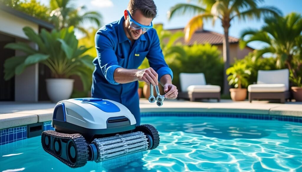 découvrez comment identifier et réparer les principales pannes d'un robot de piscine grâce à notre guide complet. apprenez à diagnostiquer les problèmes courants et à appliquer des solutions efficaces pour garantir une piscine toujours propre et fonctionnelle.