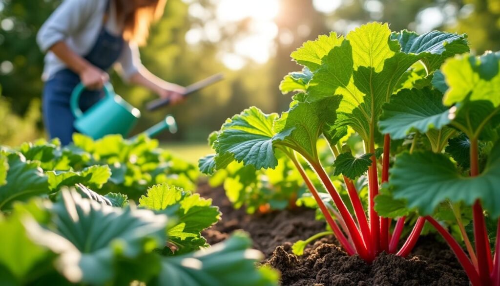 découvrez comment assurer des plants de rhubarbe sains et dégagés grâce à une tâche essentielle pour les jardiniers. apprenez les meilleures pratiques pour cultiver une rhubarbe abondante et délicieuse dans votre jardin.