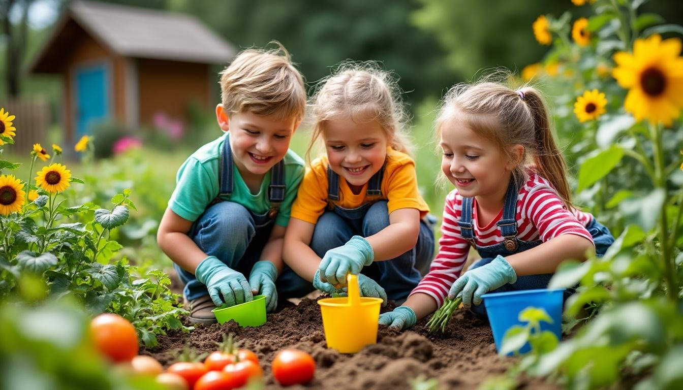 découvrez les aventures colorées et les défis amusants du jardinage avec les enfants à travers le regard humoristique de becky barnicoat. un dessin qui capture les joies et les peines de cette expérience enrichissante, pour petits et grands.