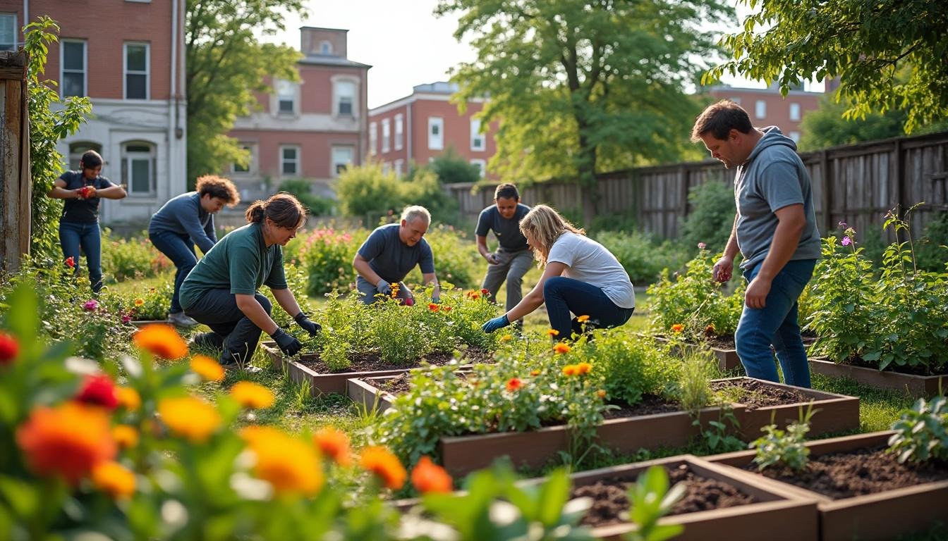 à bridgnorth, des bénévoles redonnent vie à des terrains délaissés, les transformant en jardins florissants et espaces verts accueillants pour la communauté.