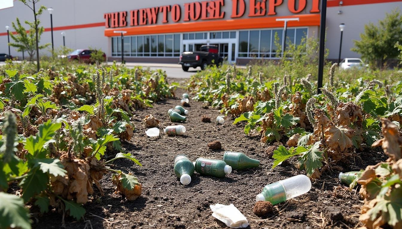 découvrez les révélations d'un jardinier qui partage des photos dérangeantes prises près de son home depot. une scène choquante qui suscite colère et indignation. ne manquez pas cette histoire percutante !