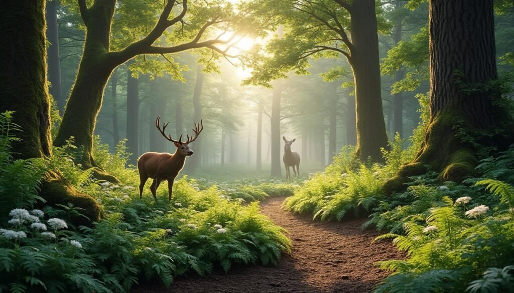 explorez la forêt de mormal dans le nord, plus grande forêt de la région, et découvrez ses sentiers, sa faune, sa flore et ses richesses patrimoniales lors de votre visite.