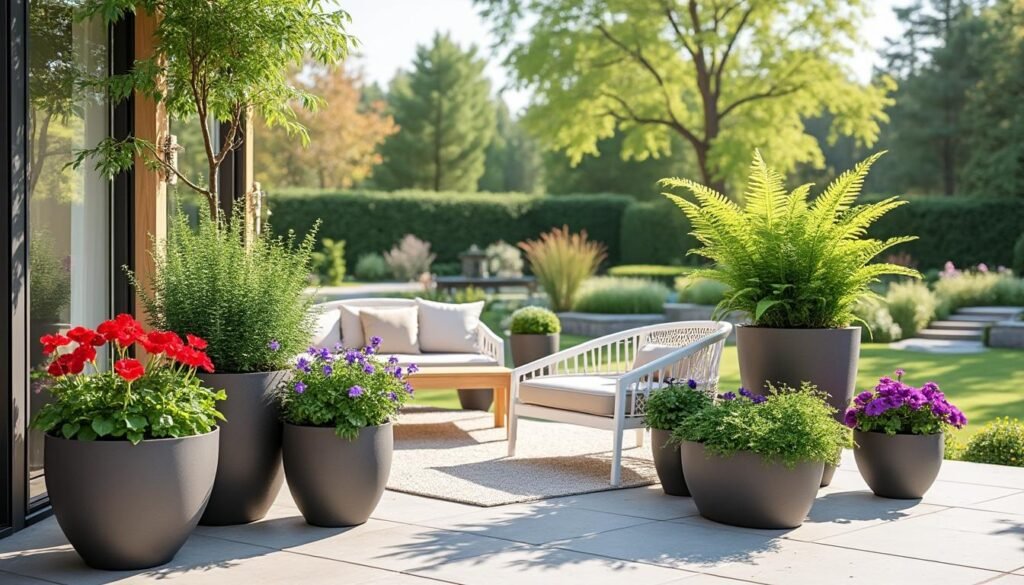 découvrez comment sélectionner des pots résistants au gel pour protéger vos plantes et garantir la durabilité de votre terrasse extérieure, même pendant l'hiver.