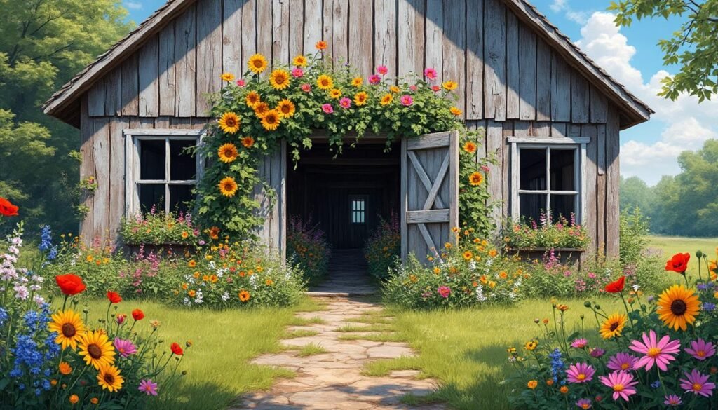 découvrez comment une vieille grange abandonnée a été métamorphosée en un véritable sanctuaire floral, mêlant charme rustique et passion pour les fleurs. inspirez-vous de cette transformation unique et pleine de poésie.