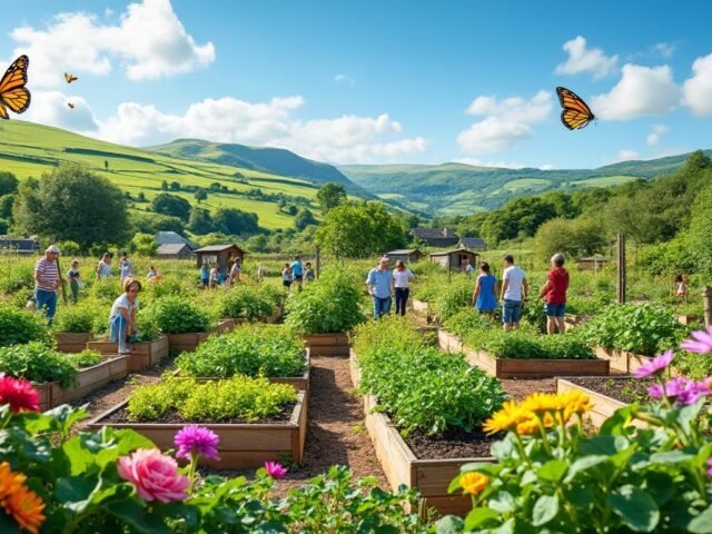 Un jardin communautaire de Cumbria en lice pour un prestigieux prix écologique international