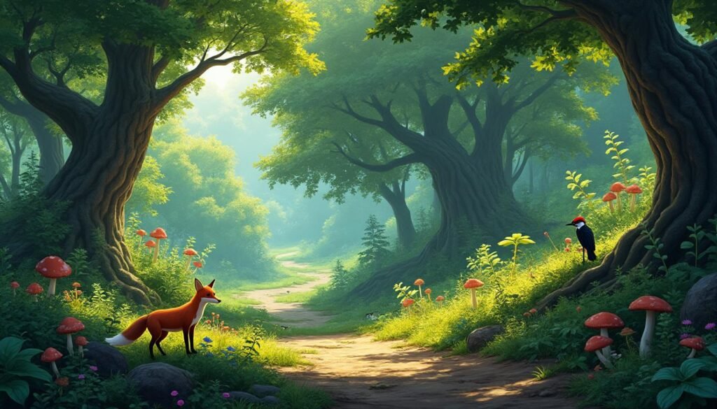 explorez la forêt de grimbosq, un lieu riche en biodiversité avec de nombreux sentiers à découvrir pour les amateurs de nature et de randonnée.