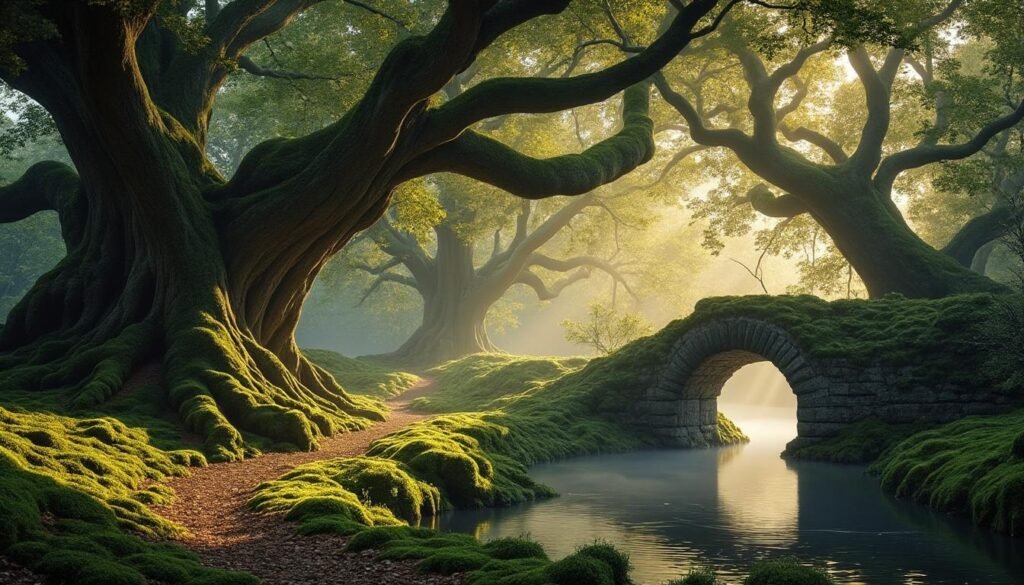 explorez la forêt de brocéliande à paimpont, un lieu chargé de légendes mystérieuses, offrant des randonnées enchanteuses au cœur d'une nature préservée.