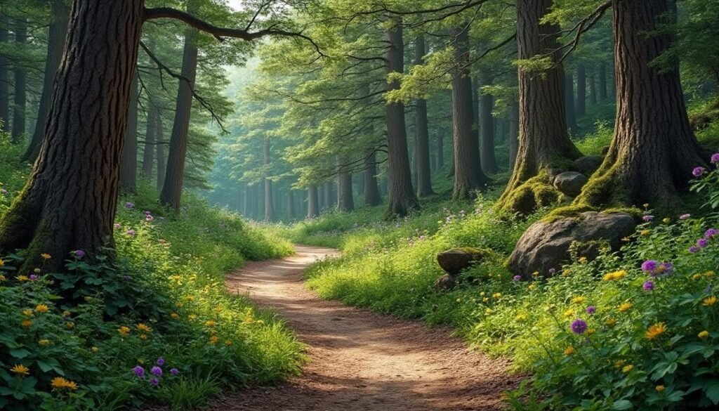 explorez le chemin des écureuils, un sentier nature incontournable pour les amateurs de randonnée et de découverte en pleine nature.