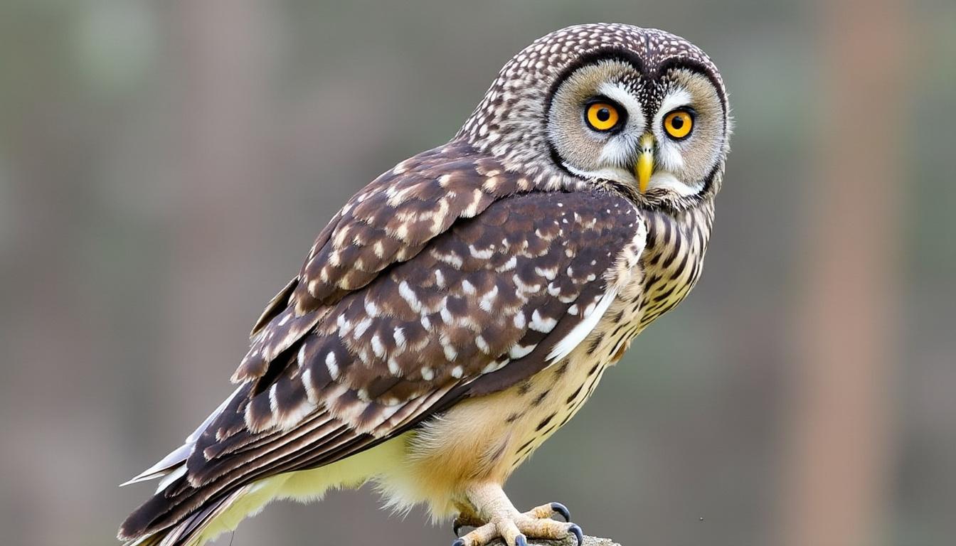 Hibou Grand duc Roi Nocturne D Europe