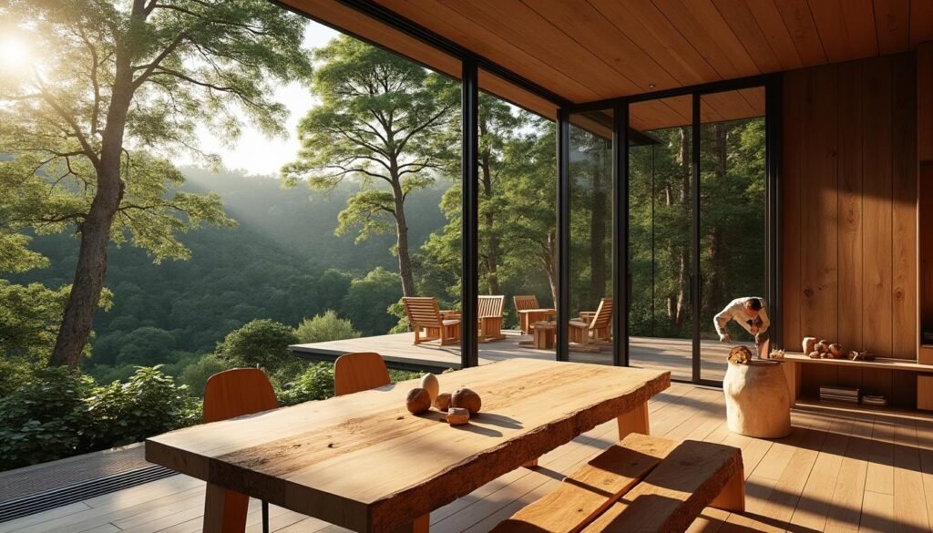 découvrez les avantages du bois, un matériau écologique, et ses nombreuses applications dans la construction, le design et l'aménagement durable.