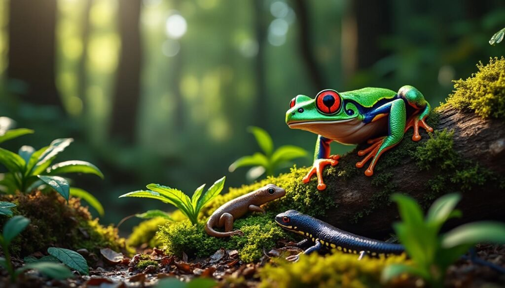 découvrez les amphibiens forestiers : leur habitat naturel, leur rôle essentiel dans l'écosystème et comment les protéger.