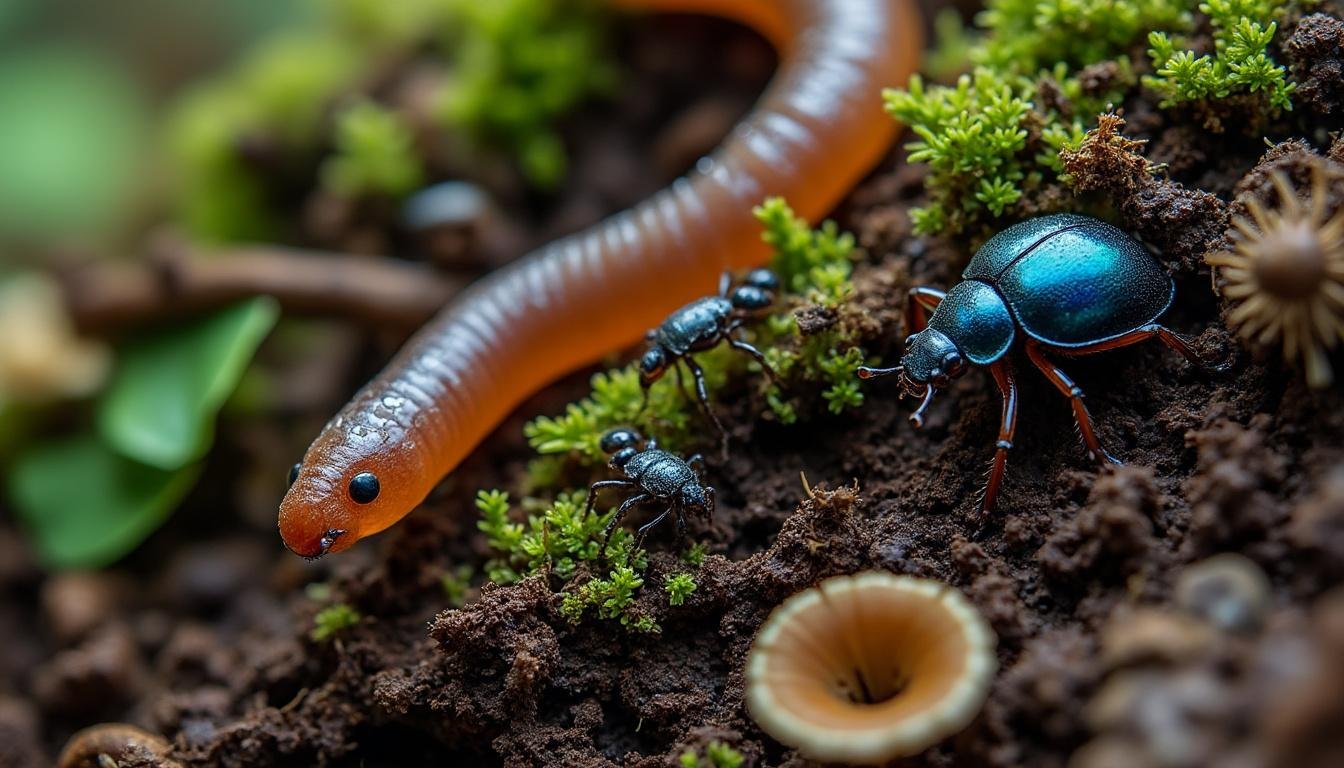 découvrez la diversité et le rôle essentiel de la faune du sol forestier dans l'écosystème, essentielle au maintien de la santé et de la fertilité des forêts.