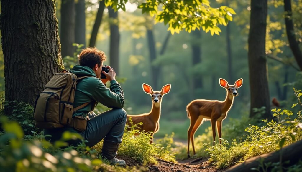 découvrez les meilleures techniques et conseils pour l'observation de la faune en forêt, respectueuse de la nature et enrichissante.