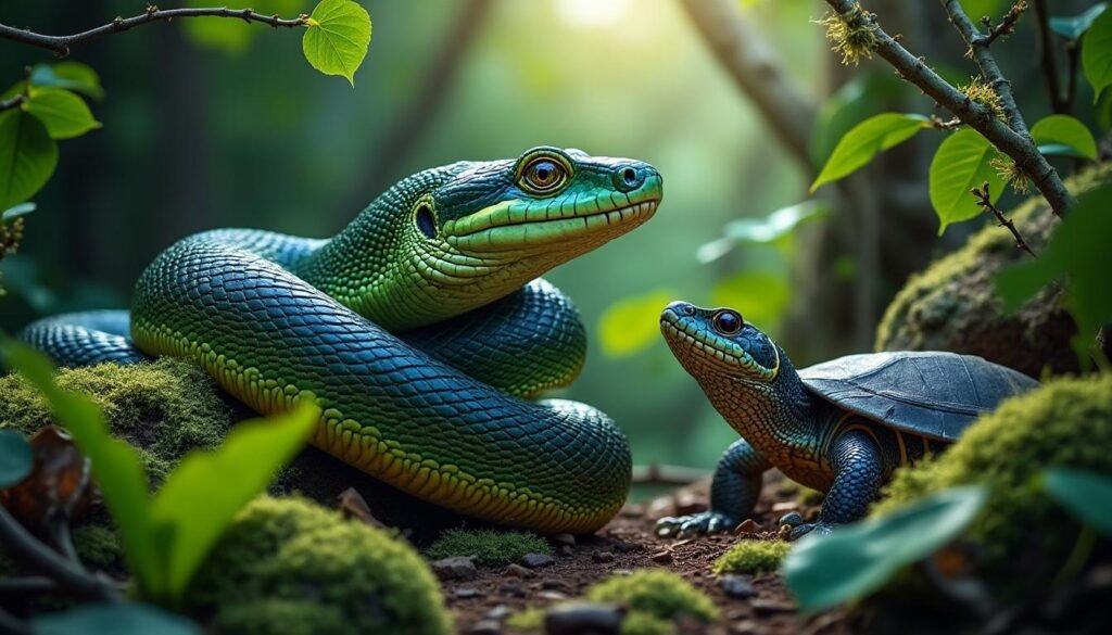 découvrez les différentes espèces de reptiles vivant en milieu forestier, leur habitat naturel, comportements et adaptations uniques pour survivre dans cet environnement.