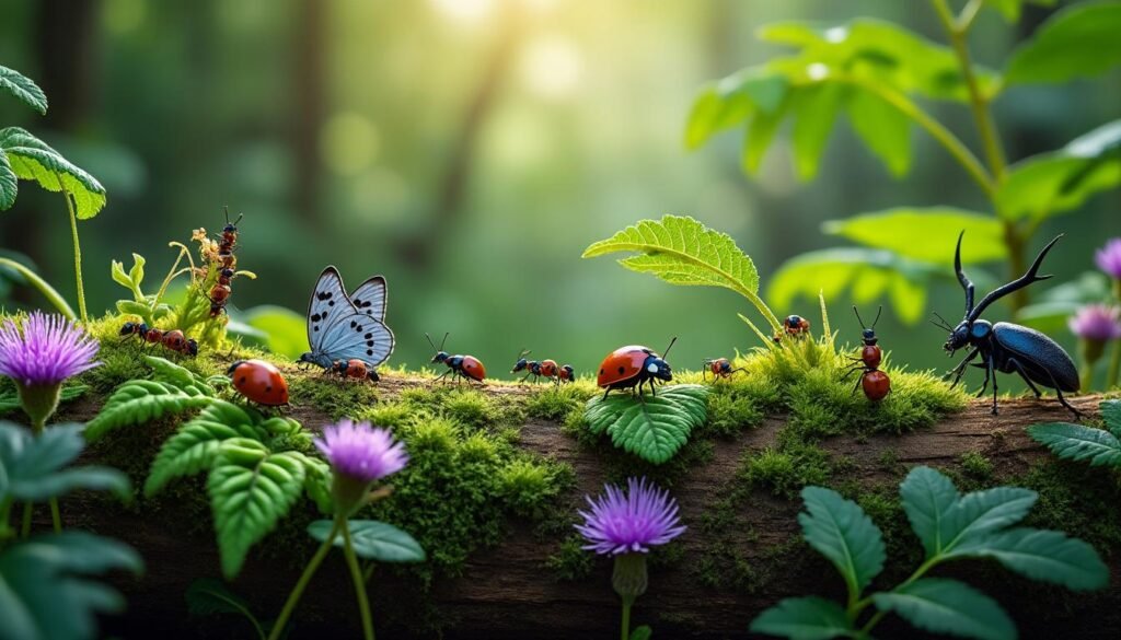 explorez les secrets fascinants des insectes de la forêt et découvrez leur rôle essentiel dans l'équilibre de l'écosystème forestier.