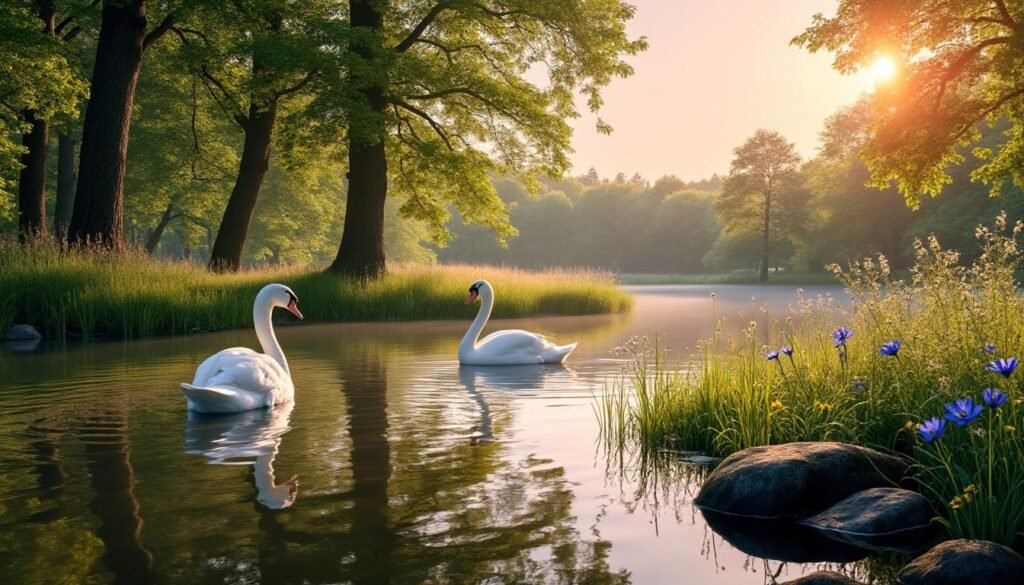 explorez l'étang des bois à lorris, un véritable refuge naturel idéal pour se détendre, profiter de la nature et vivre des moments de calme en pleine forêt.