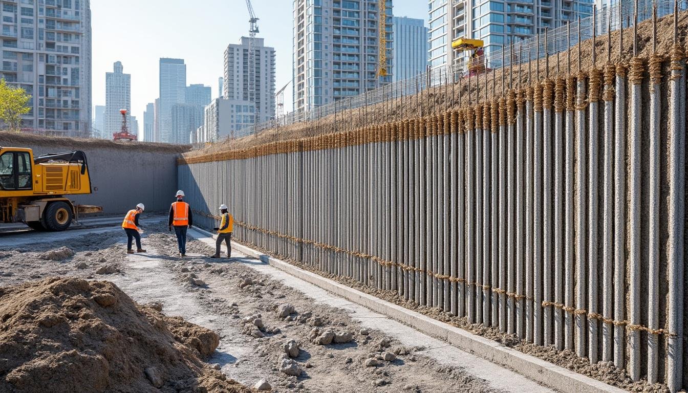 découvrez tout ce qu'il faut savoir sur la technique de consolidation des sols par parois clouées, une méthode efficace pour stabiliser les terrains en génie civil.