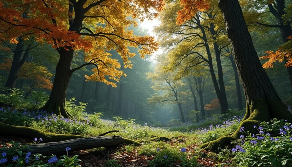 découvrez la richesse et la diversité de la flore des forêts tempérées, un écosystème vital abritant de nombreuses espèces végétales adaptées aux variations saisons.