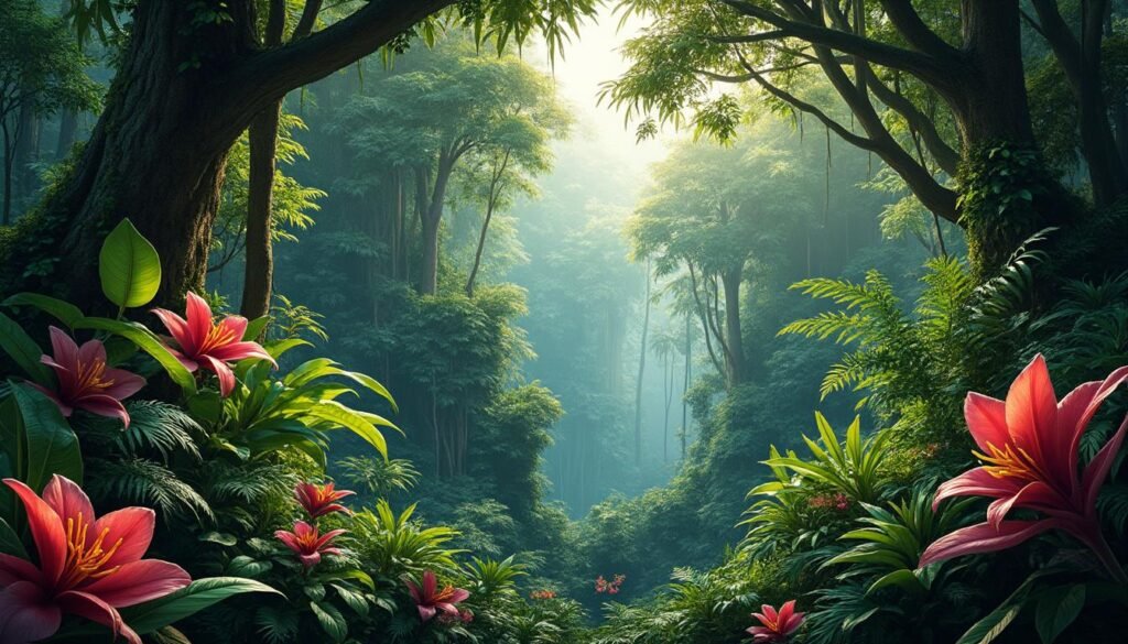 découvrez la richesse et la diversité de la flore des forêts tropicales, des plantes rares aux écosystèmes luxuriants qui soutiennent la vie mondiale.