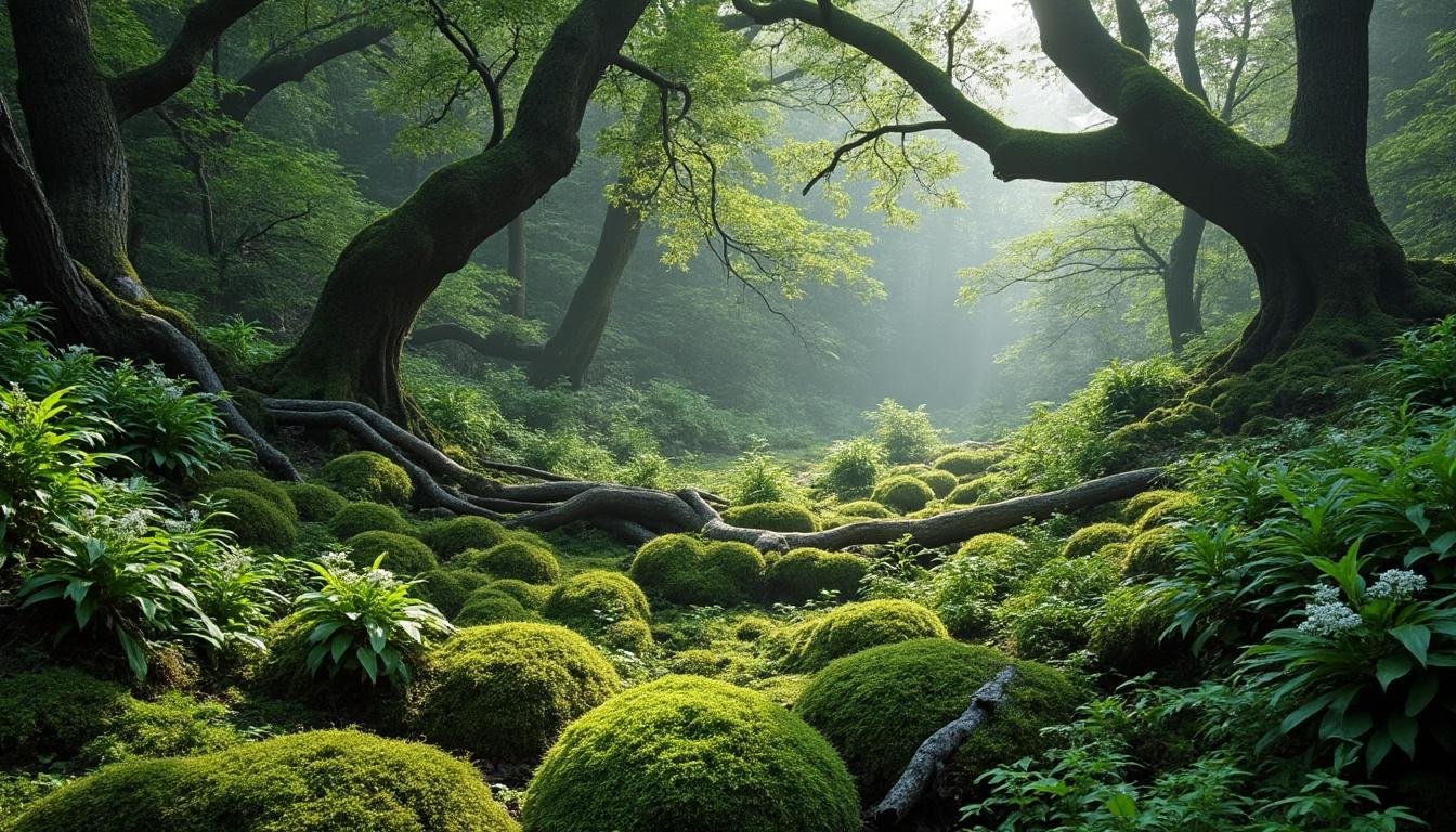 découvrez la richesse et la diversité du sous-bois forestier, un habitat naturel essentiel regorgeant de végétation, de faune et d'écosystèmes uniques.
