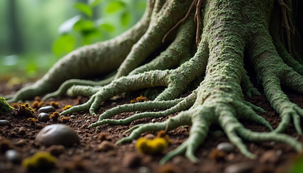découvrez le rôle essentiel des symbioses mycorhiziennes dans l'amélioration de la croissance des plantes grâce à l'association bénéfique entre les racines et les champignons.