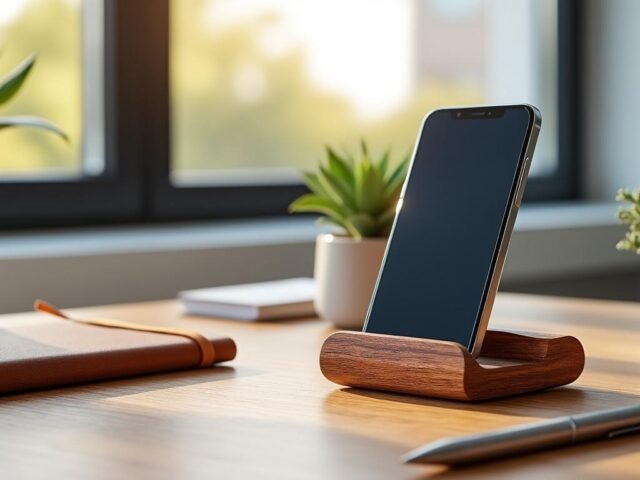 Support téléphone en bois : allier esthétisme et fonctionnalité au quotidien