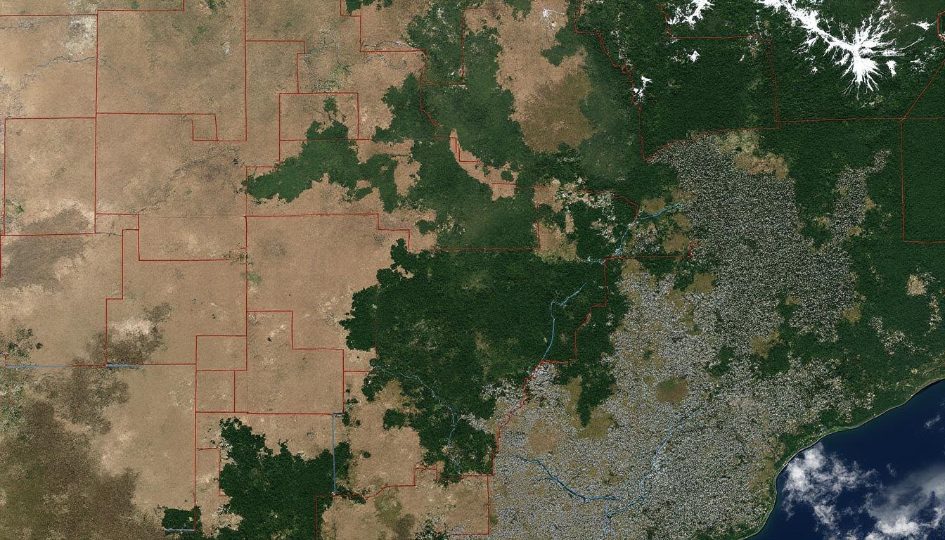 la déforestation désigne la destruction massive des forêts, entraînant la perte de biodiversité, des impacts climatiques et des modifications des écosystèmes à l'échelle mondiale.