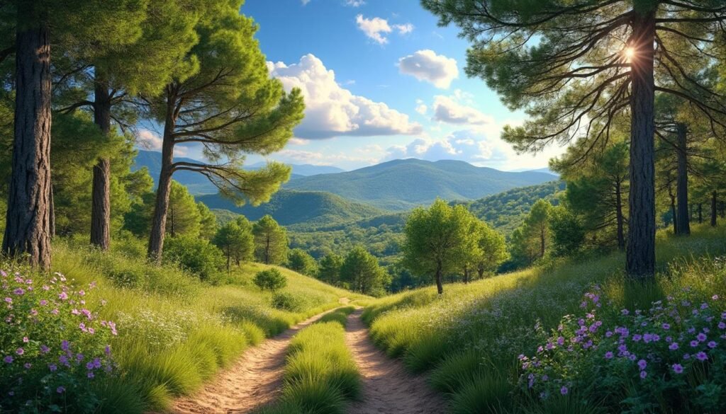 explorez les plus beaux sentiers de forêt près de perpignan et profitez d'une balade inoubliable au cœur de la nature. idéal pour les amateurs de randonnée et de paysages authentiques.