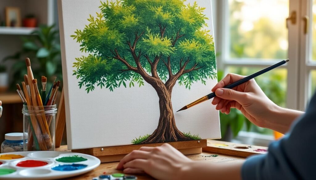 découvrez notre guide complet pour apprendre à peindre un arbre avec style. techniques, conseils et astuces pour artistes de tous niveaux afin de sublimer vos paysages.