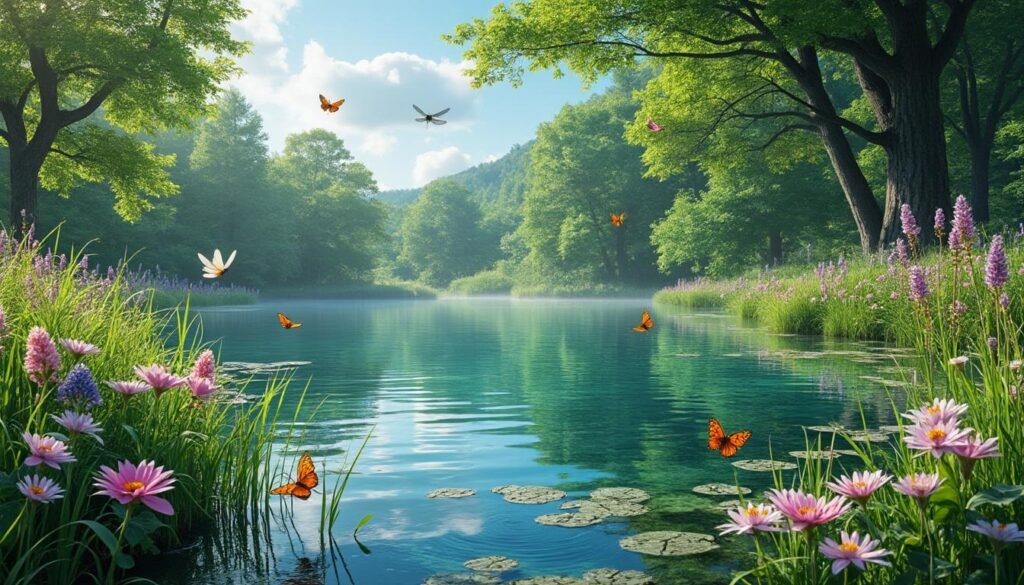 explorez la beauté et la biodiversité exceptionnelles de l’étang de la lande forêt, un lieu naturel préservé idéal pour les amoureux de la nature et les passionnés d’aventure en plein air.