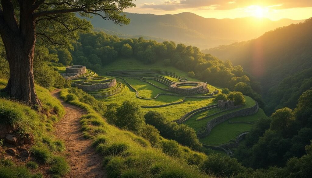 explorez l'histoire fascinante de l'oppidum en découvrant ses sentiers authentiques. partez à l'aventure sur le chemin de l'oppidum et imprégnez-vous du patrimoine naturel et culturel.
