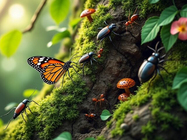 Insectes des arbres : comprendre leur rôle essentiel dans l&rsquo;écosystème