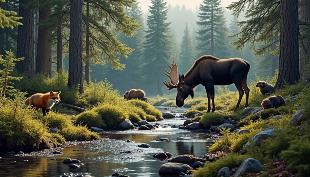 découvrez la faune fascinante des forêts boréales, un écosystème riche abritant une diversité d'animaux adaptés aux climats froids et aux vastes paysages nordiques.