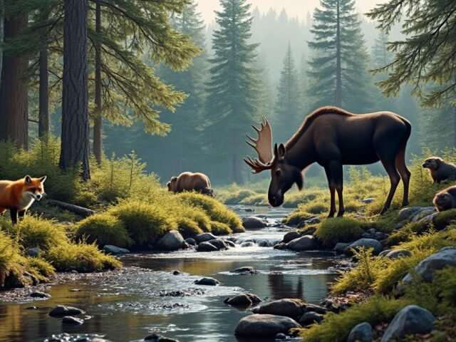 faune des forêts boréales