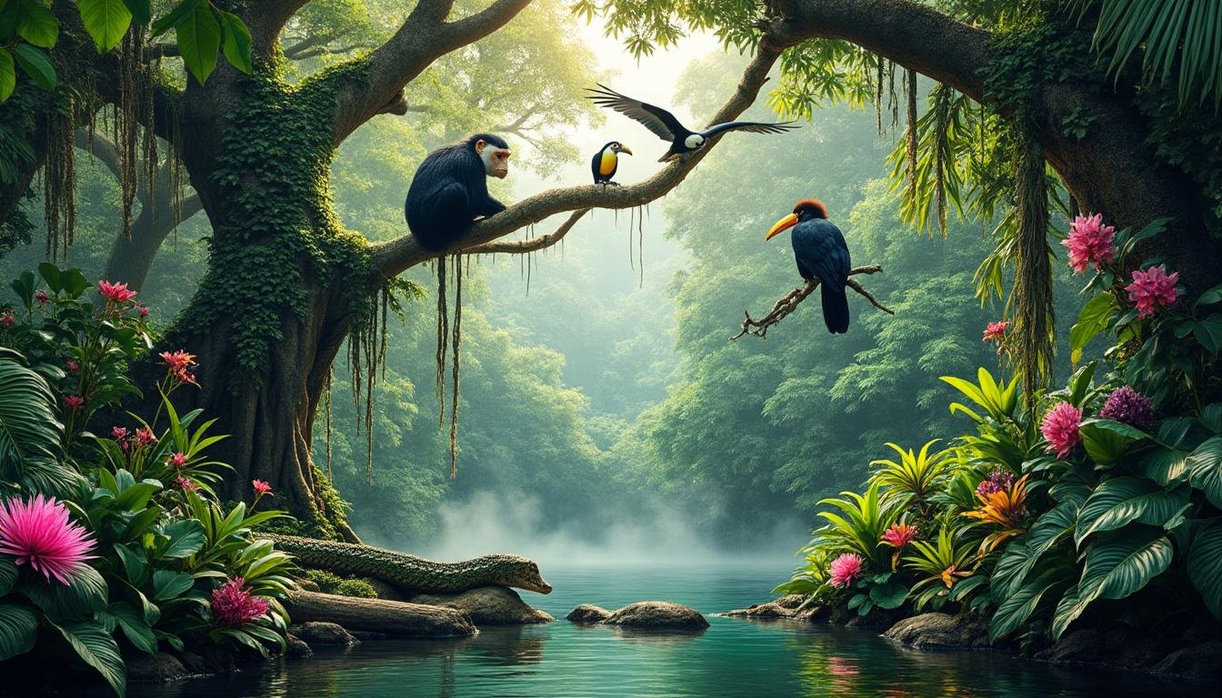 découvrez la forêt amazonienne, un écosystème unique abritant une biodiversité exceptionnelle et jouant un rôle crucial dans le climat mondial.