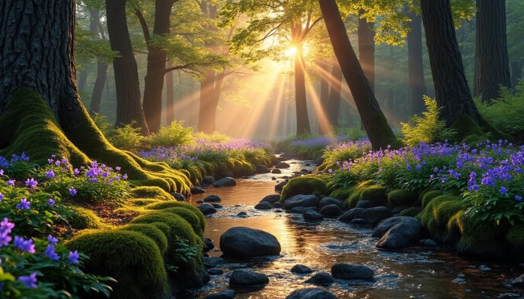 découvrez les caractéristiques uniques de la forêt tempérée, un écosystème riche en biodiversité, aux saisons bien marquées et abritant une faune et une flore variées.