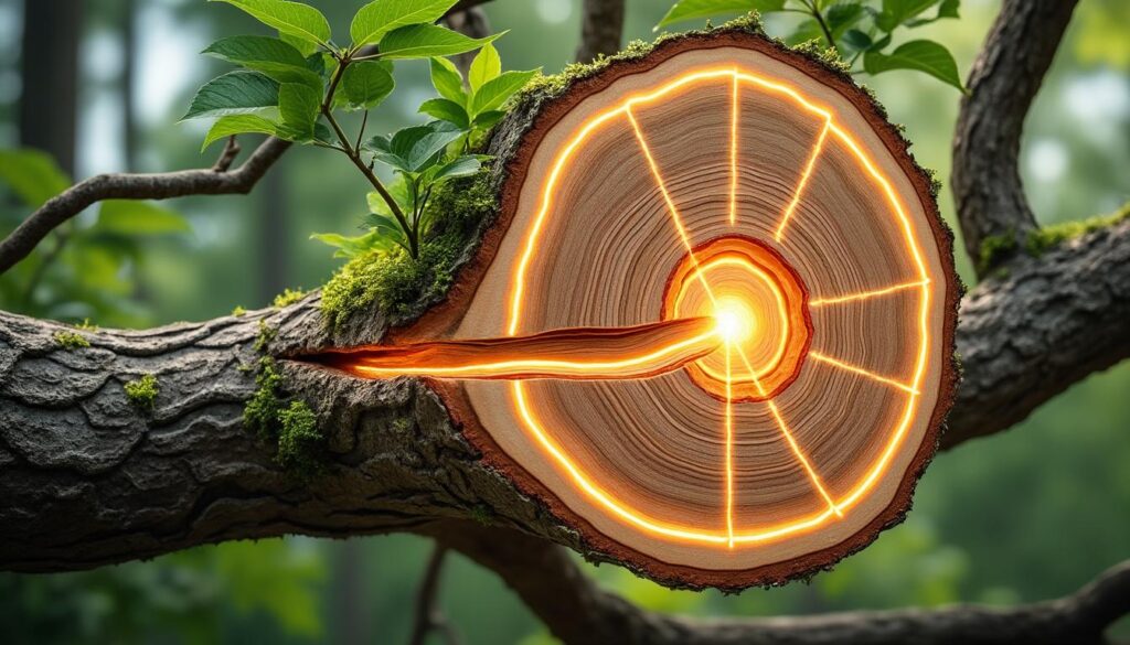découvrez le schéma détaillé de la circulation de la sève dans un arbre et comprenez les processus essentiels de transport de nutriments et d'eau.