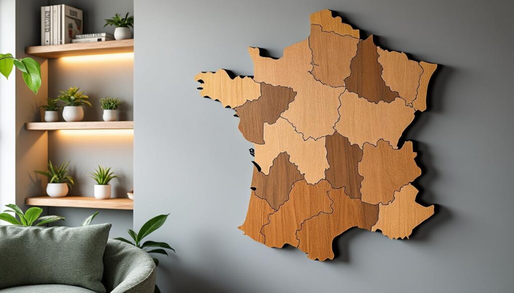 découvrez notre guide complet pour choisir et décorer votre carte de france en bois, alliant artisanat et esthétique pour sublimer votre intérieur.