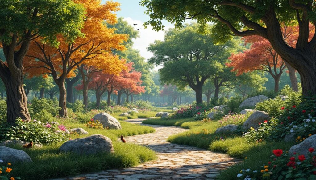 explorez l’arboretum du chemin de la découverte, un véritable havre de biodiversité où la nature vous révèle ses merveilles à chaque pas.
