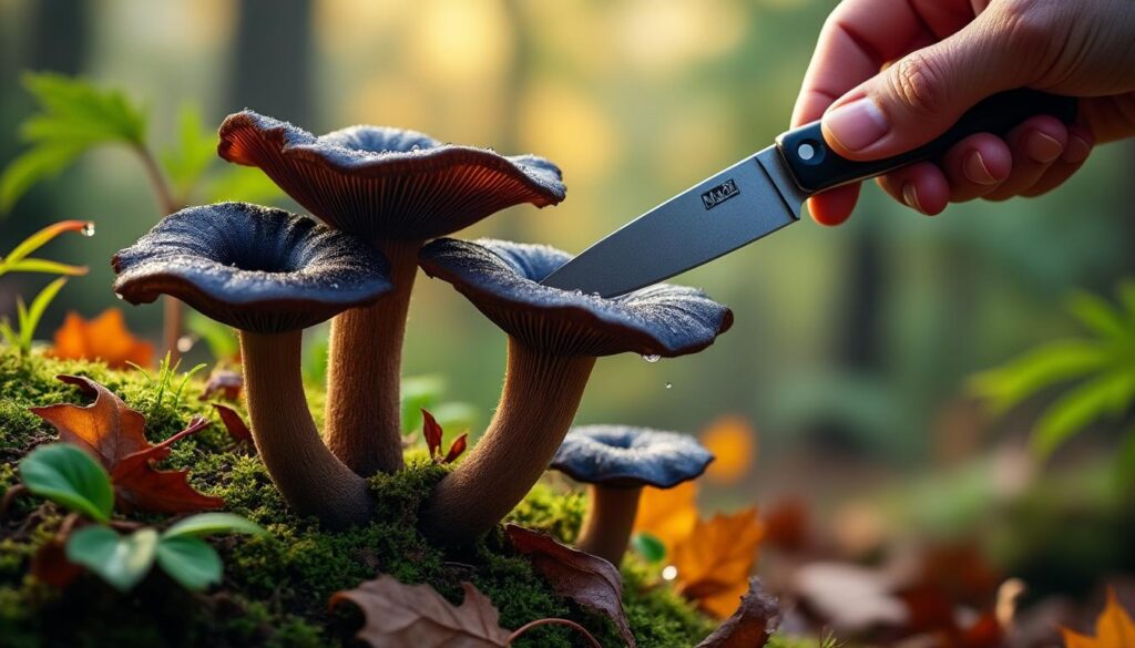découvrez quand et comment récolter la trompette de la mort, un champignon savoureux. guide pratique pour une cueillette sécurisée et optimale.