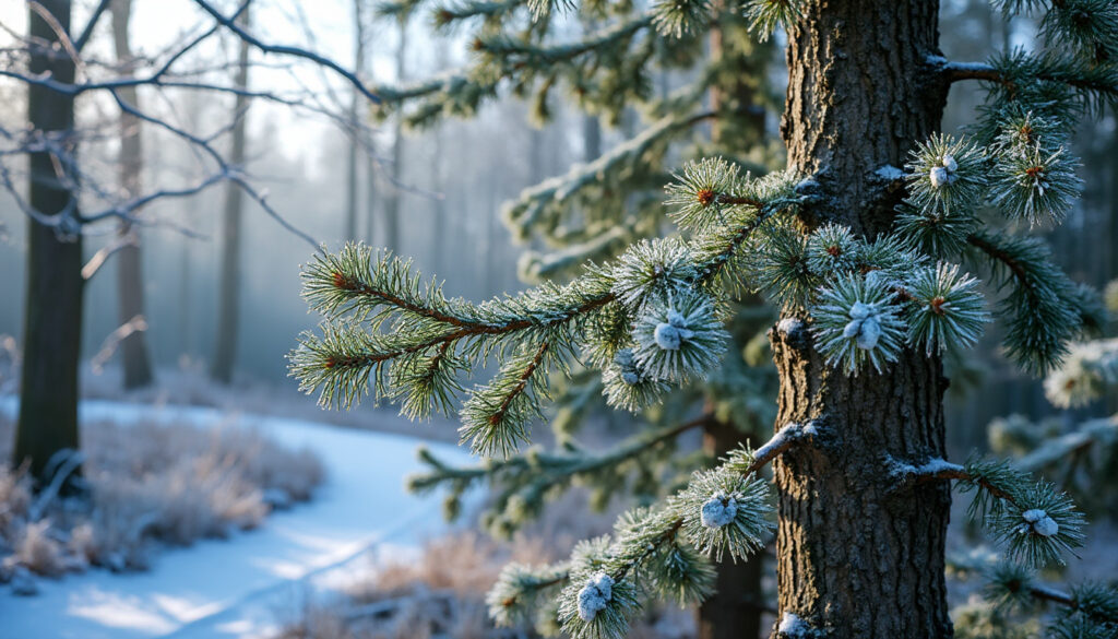 découvrez comment les arbres s'adaptent aux rigueurs de l'hiver en utilisant des mécanismes naturels pour se protéger et survivre aux basses températures.