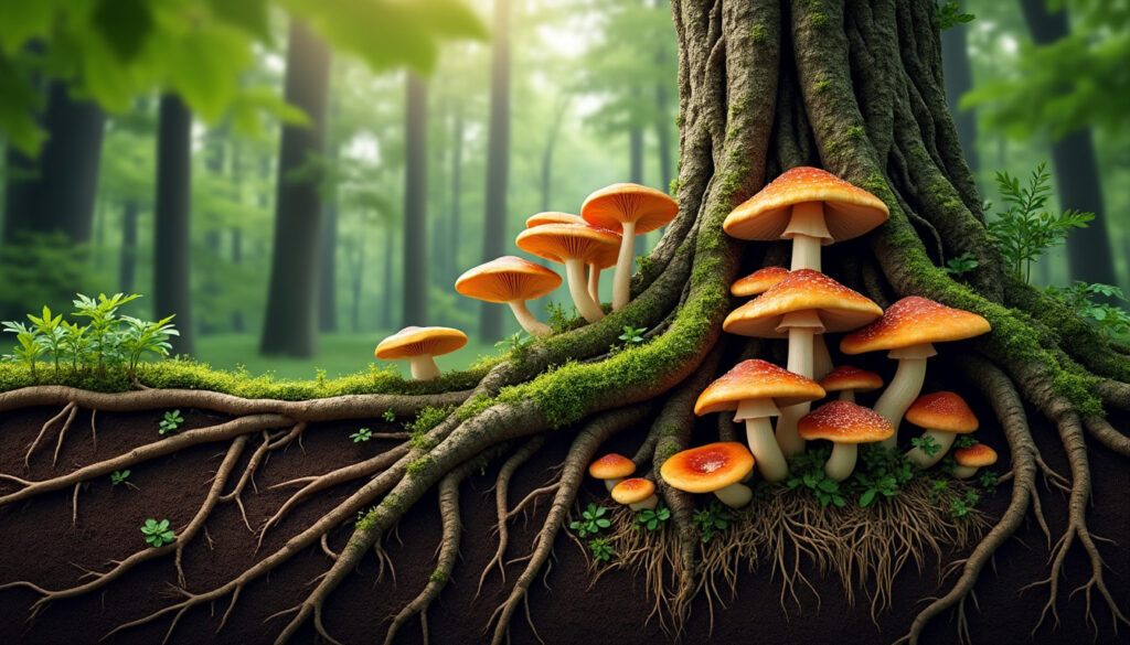 découvrez le rôle essentiel des mycorhizes, cette alliance secrète entre arbres et champignons, qui favorise la croissance et la santé des forêts.