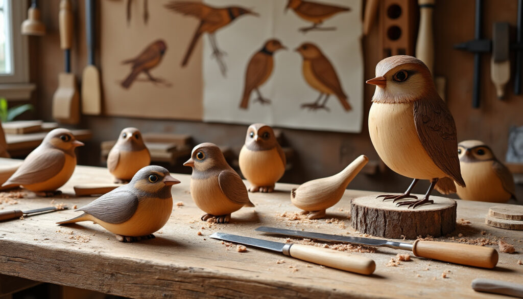 découvrez tout sur les oiseaux en bois, leur fabrication artisanale, les techniques utilisées et les secrets de cet art traditionnel unique.